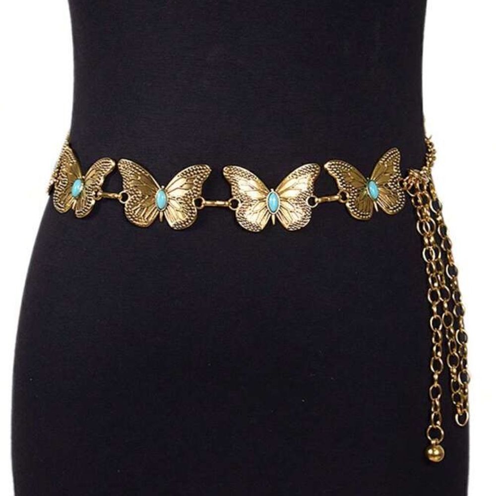 Bohemian butterfly belt A835